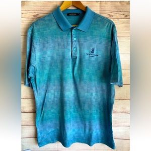 The Ritz Carlton Aruba Bugatchi Embroidered Golf Polo Shirt Men’s Large